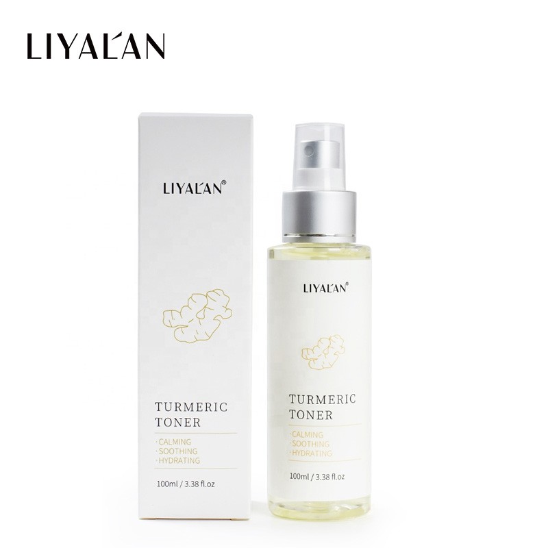 LIYAL'AN  Vitamin C Tumeric Facial Toner Calming Hydrating Soothing Skin Care Organic Herbal  Spray 100ml