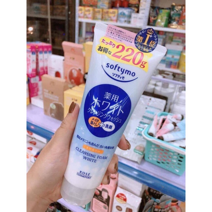 Sữa rửa mặt Kose Softymo 220g Nhật Bản