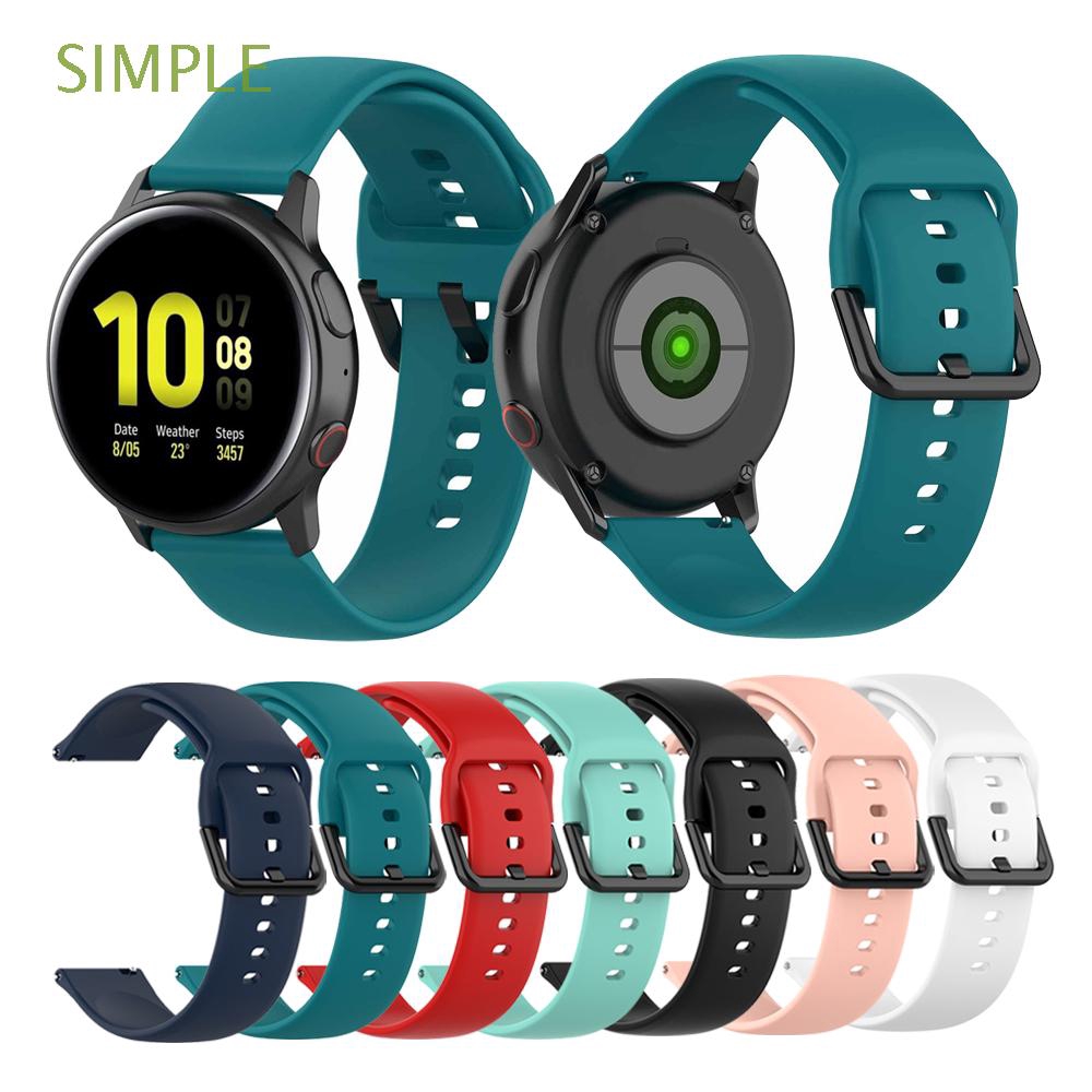 SIMPLE Sports Classic Wristbands for Huami Amazfit Bip Bracelet for Samsung Galaxy Watch Active 2