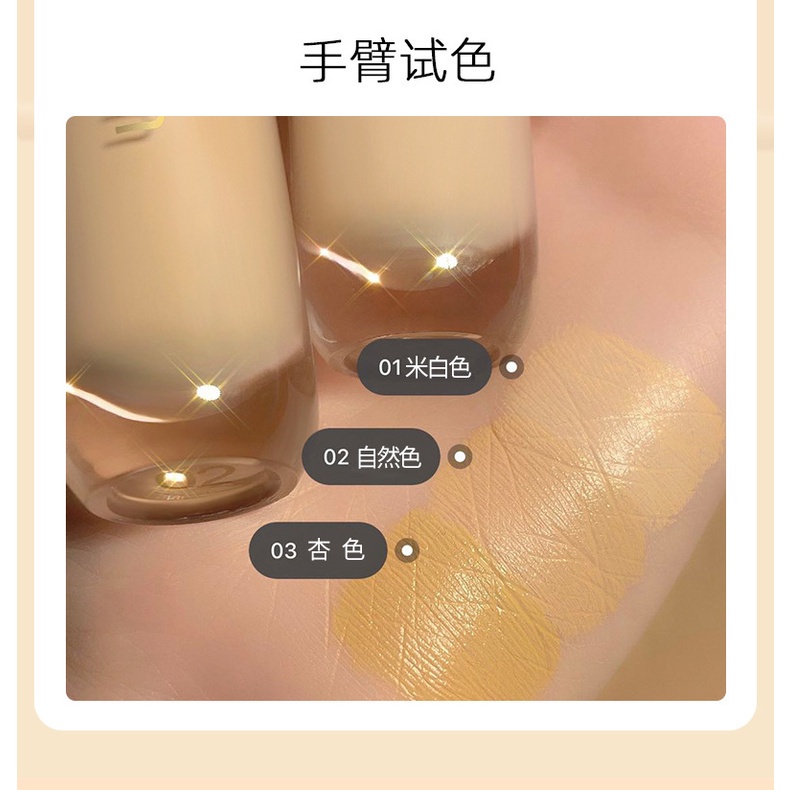 XIYUAN Kem Che Khuyết Điểm Dưỡng Ẩm Dưỡng Ẩm, Quầng Thâm, Vết Xé, Che Điểm Và Sửa Chữa Các Vết Mụn Trên Da Mặt, Kem Che Khuyết Điểm Mụn Cho Nữ | BigBuy360 - bigbuy360.vn