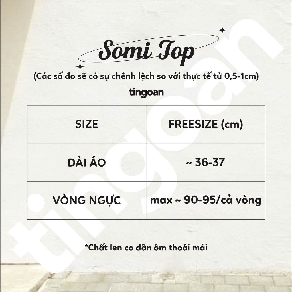 Áo len dáng lửng khoét hai vai trắng tingoan SOMI TOP/WH