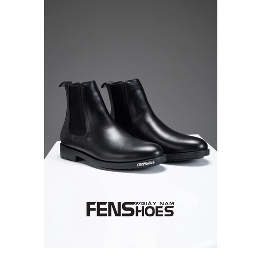Chelsea boot da bò cực ôm chân