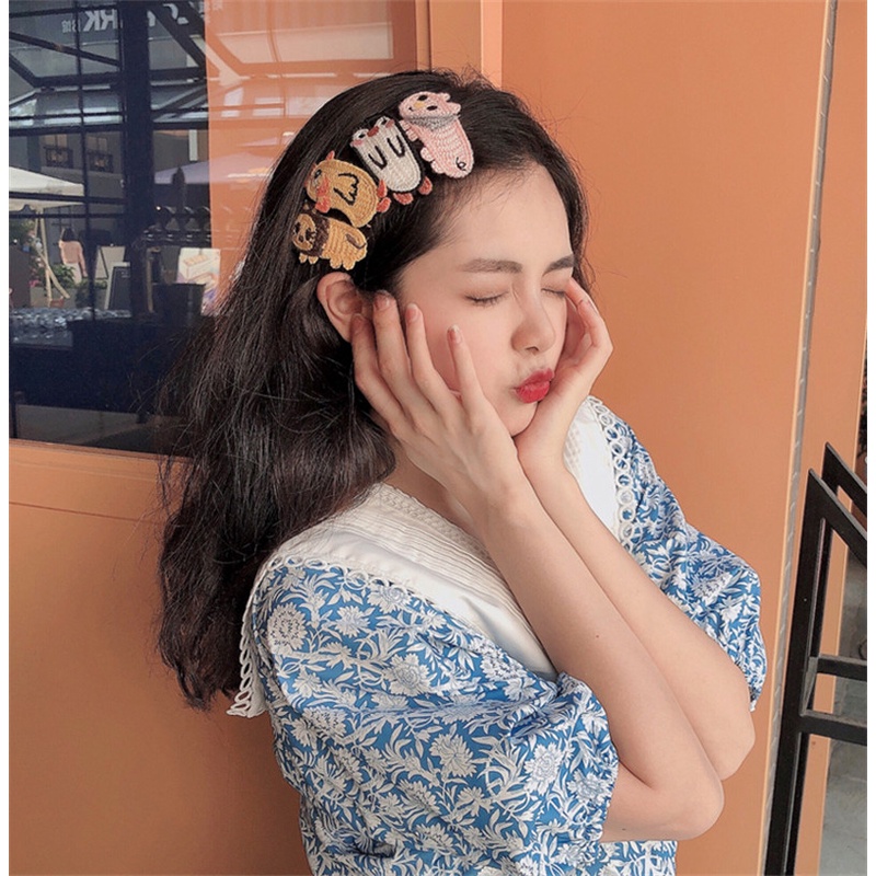 Kẹp tóc hình động vật hoạt hình đáng yêu xinh xắn