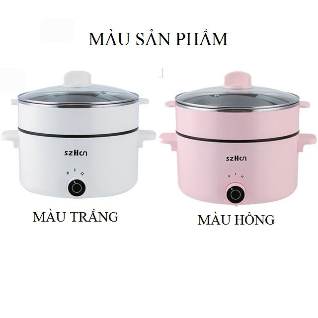 Nồi Lẩu Điện Đa Năng cao cấp , Dung tích 2,5L , Chống dính , Nấu Lẩu& Canh , Hầm, Chiên , Xào đa năng