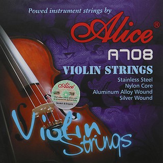 Bộ Dây Đàn Violin Alice A708- Cao Cấp