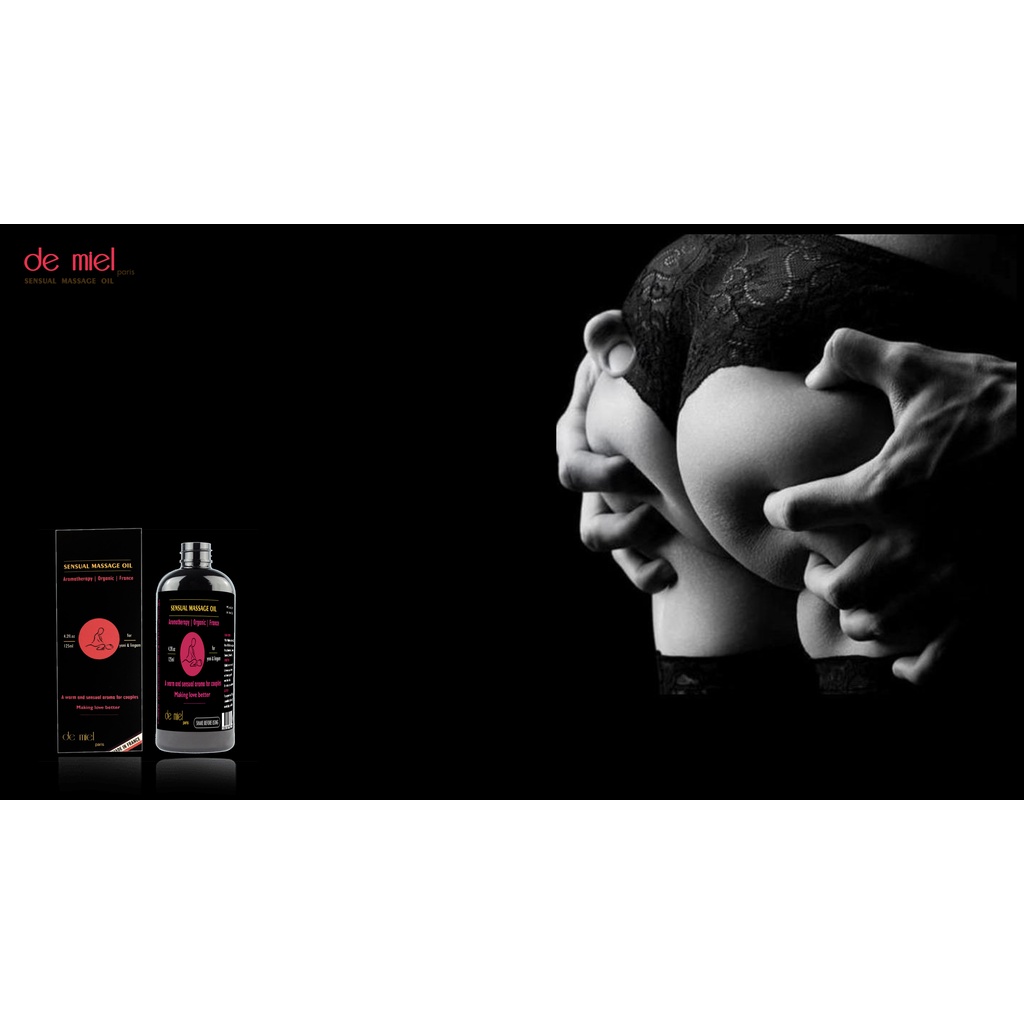 Dầu Massage Kích Thích Mọi Giác Quan Làm Tăng Cảm Giác Yêu DE MIEL SENSUAL OIL 100ML
