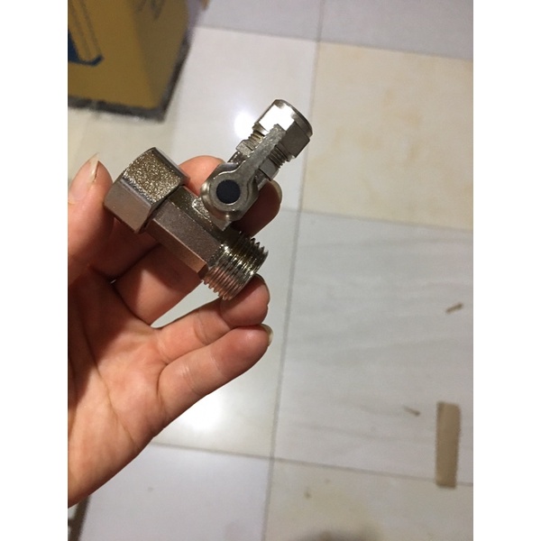 Khoá chia nước đầu nguồn ren 21 dây 10 li máy lọc nước