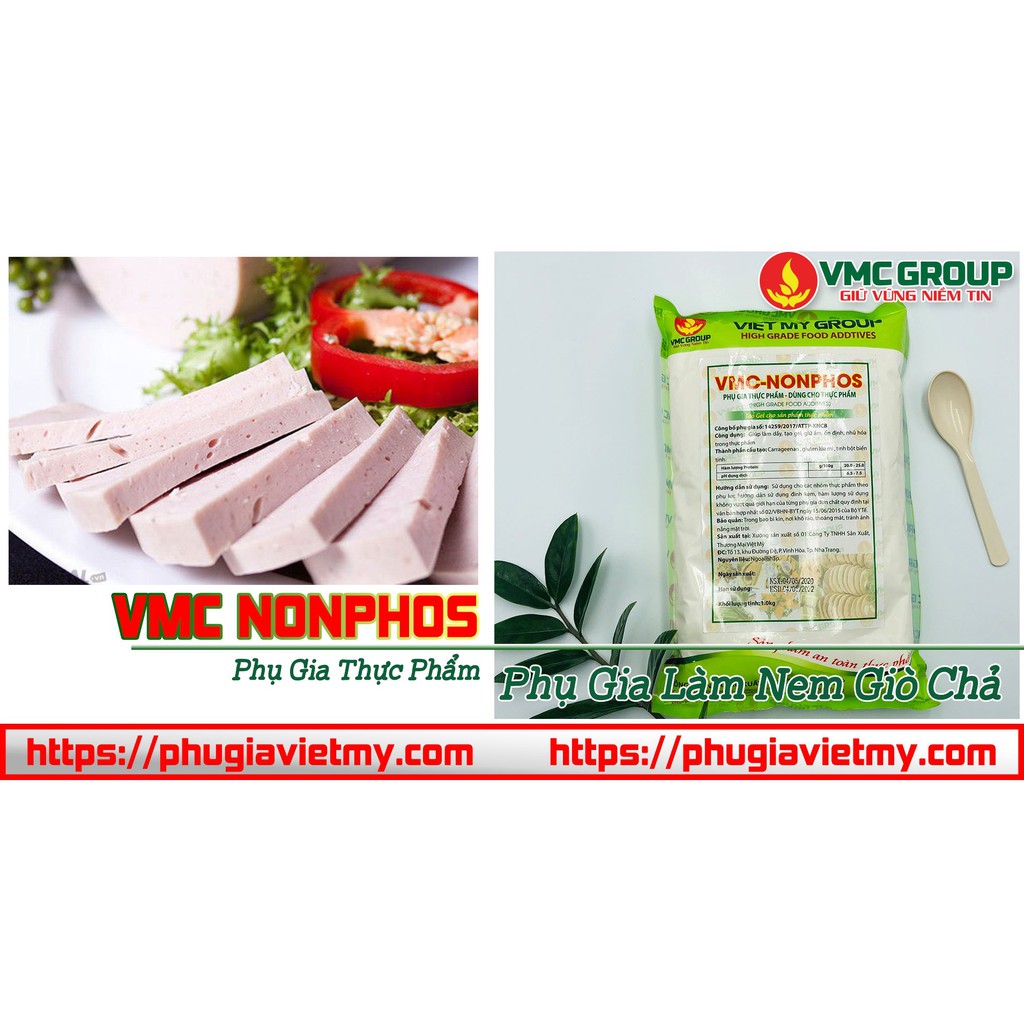 VMC Nonphos Tạo Giòn Dai cho Giò Chả, Thay Thế Hàn The