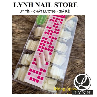 Móng úp HSM chưa nhám màu đục 500 móng