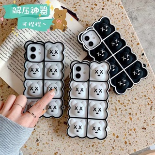 Ốp Điện Thoại Hình Gấu Bạo Lực Cho iPhone12 12Pro 12ProMax 11 11Pro 11ProMax X XS XR XSMax 7Plus 8Plus 7 8