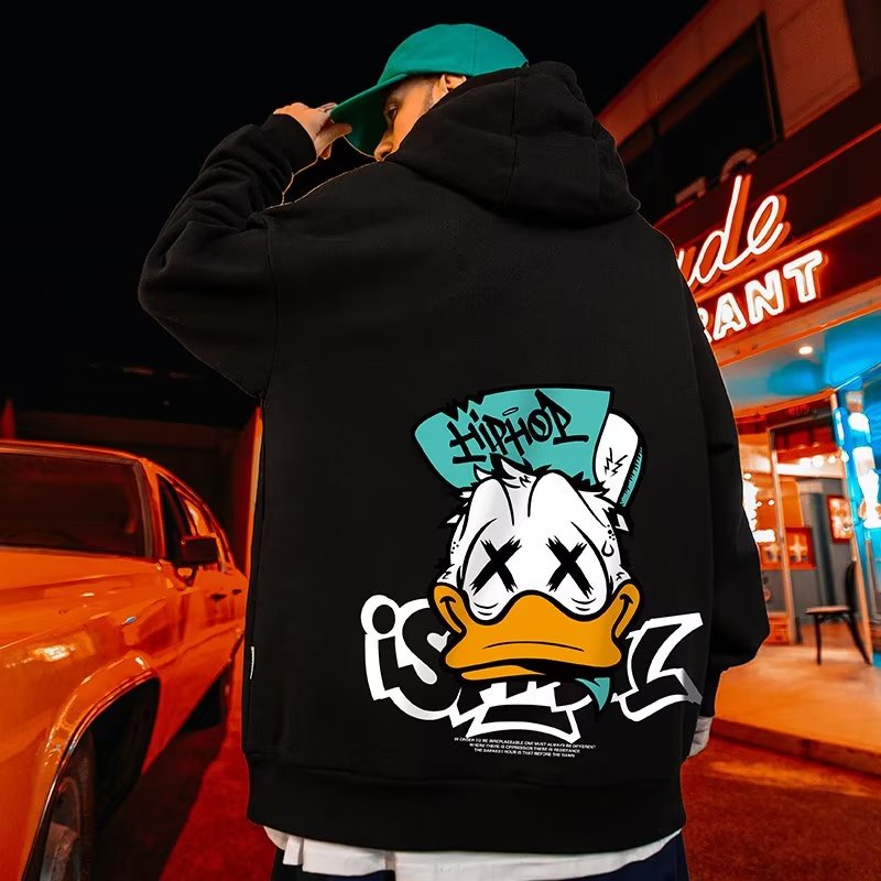 Áo Hoodie Dáng Rộng Tay Dài Có Size Lớn 8XL Thời Trang Dành Cho Nam Và Nữ