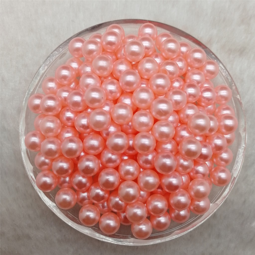 Chuỗi hạt ngọc trai nhân tạo 4/6/8mm dùng để trang trí trang sức thủ công