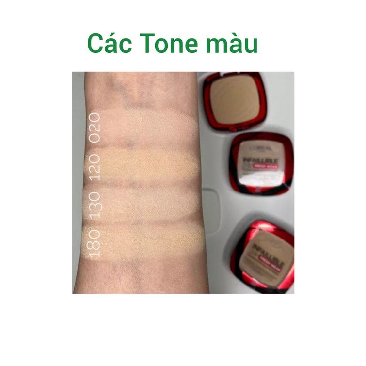 (KÈM BILL) Phấn Phủ Loreal infallible 24h fresh wear powder | BigBuy360 - bigbuy360.vn