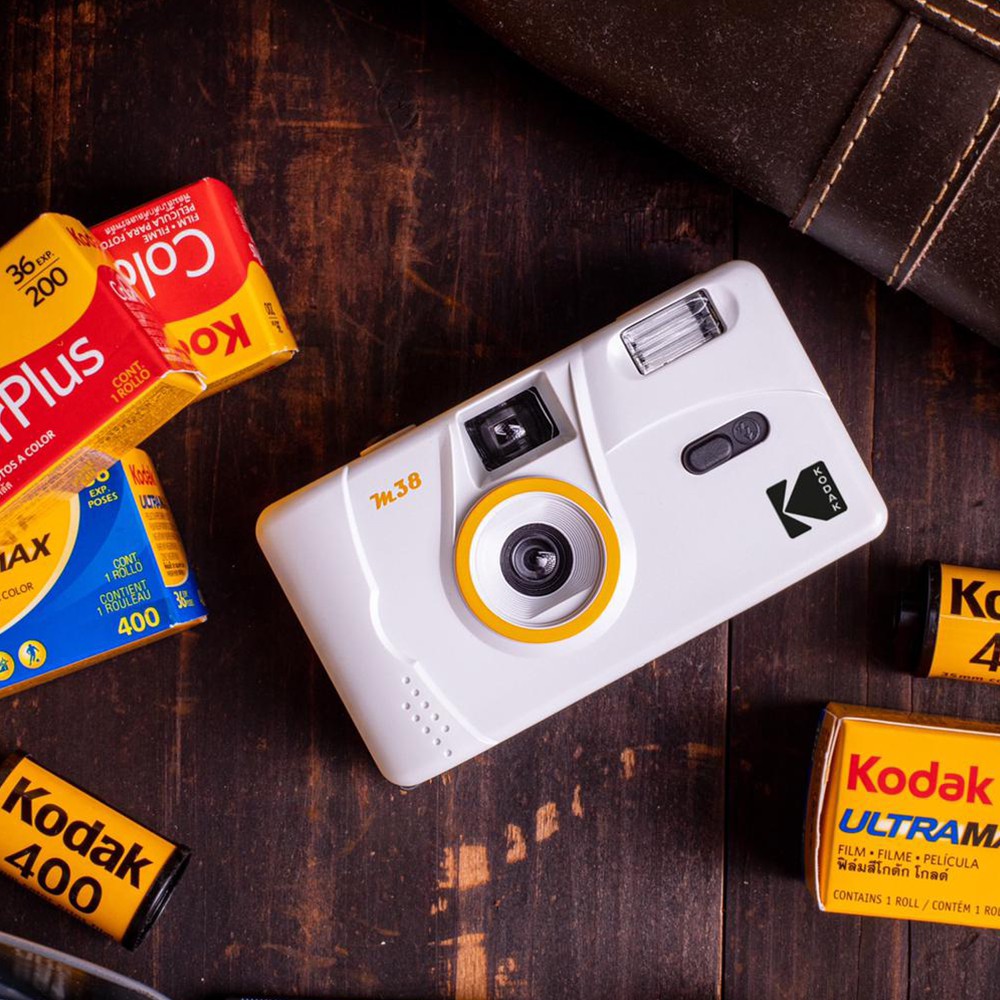 Máy ảnh chụp phim Kodak M38 ngắm và chụp đèn flash có thể tái sử dụng nâng cấp từ Kodak M35