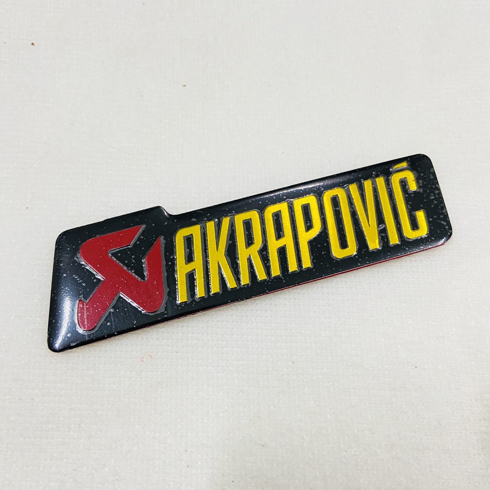 BỘ SƯU TẬP CÁC LOẠI TEM NHÔM CHỮ LEOVIN, AKRAPOVIC, YOSHIMURA DÁN GẤP XE MÁY, PÔ XE MÁY VARIO, CLICK, VISION, SH 150