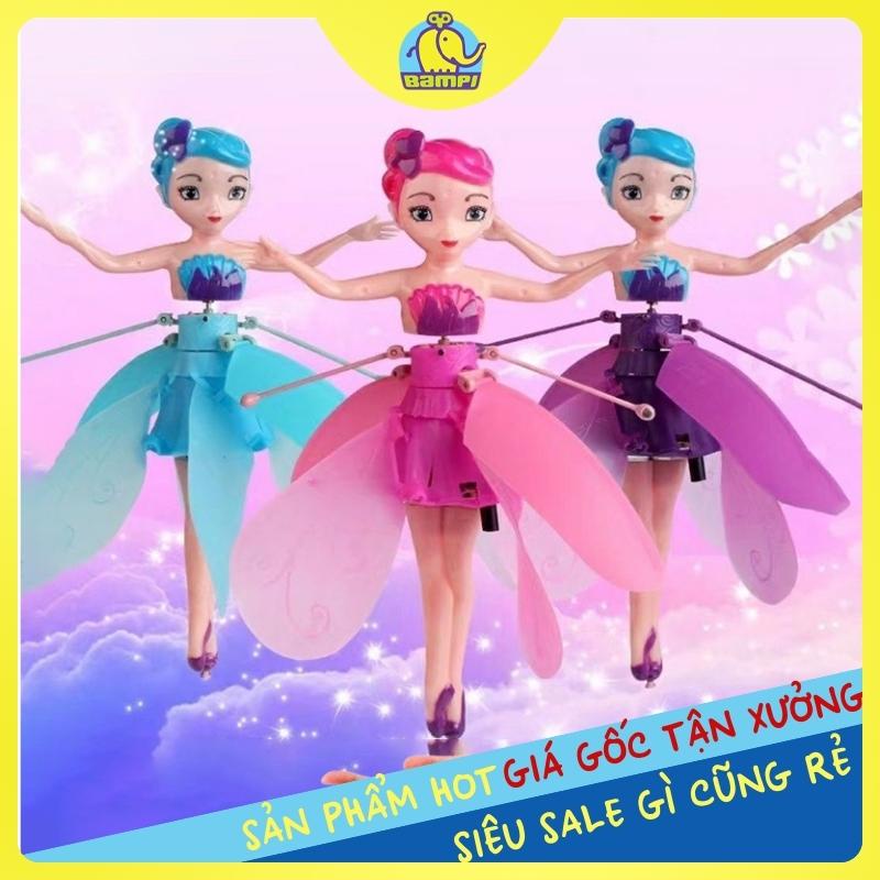 Búp Bê Bay Cảm Ứng Phát Sáng Elsa Hot, Đồ Chơi Cảm Ứng Đặt Tay Lên Là Bay Nàng Tiên Bay Hồng,Tím,Xanh, Elsa