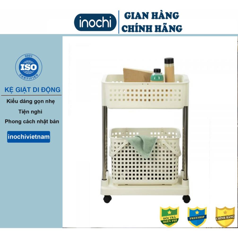 [Tặng Quà]Kệ để đồ giặt di động Nachi INOCHI Nhưa Cao Cấp Chắc Chắn Sang Trọng Gọn Gàng Đựng Được Đồ Nặng Dễ