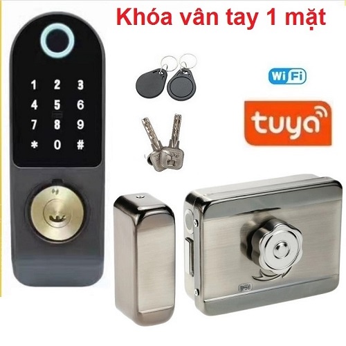 Khóa cửa 1 mặt vân tay - thẻ từ SG-401W