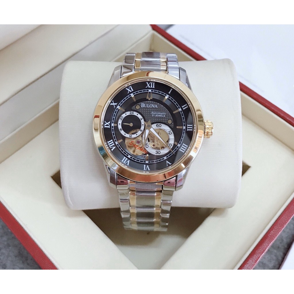 Đồng Hồ Nam BULOVA 96A118 - Dây Kim Loại Demi - 42mm