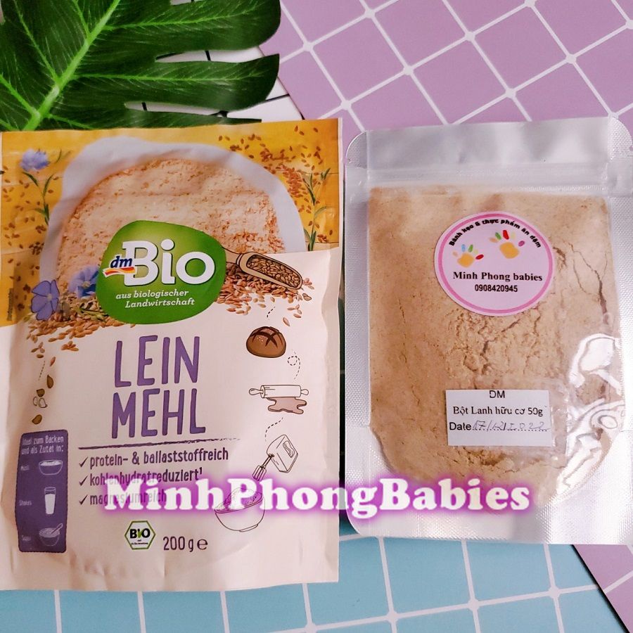 [Tách lẻ] Bột Hạt Lanh Hữu Cơ BIO DM 50g-200g