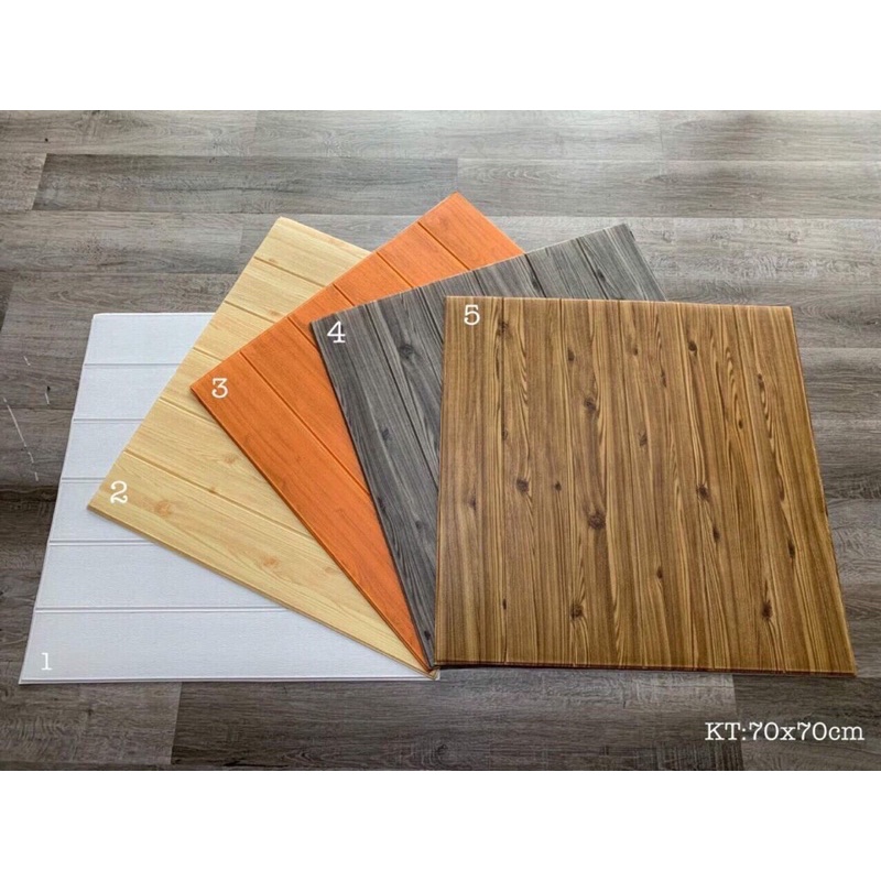 Free Ship - Xốp Dán Tường Vân Gỗ Dày 5ly kích thước 70x77cm | BigBuy360 - bigbuy360.vn