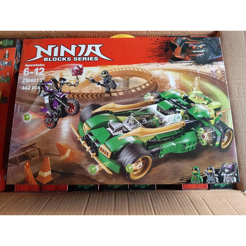 Bán lắp ráp Lego Ninjago zimo 4013 Xe Đua Bóng Đêm Của Ninja