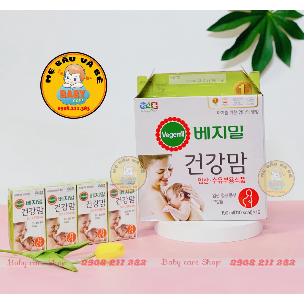 SỮA BẦU VEGEMIL HÀN QUỐC 190ml