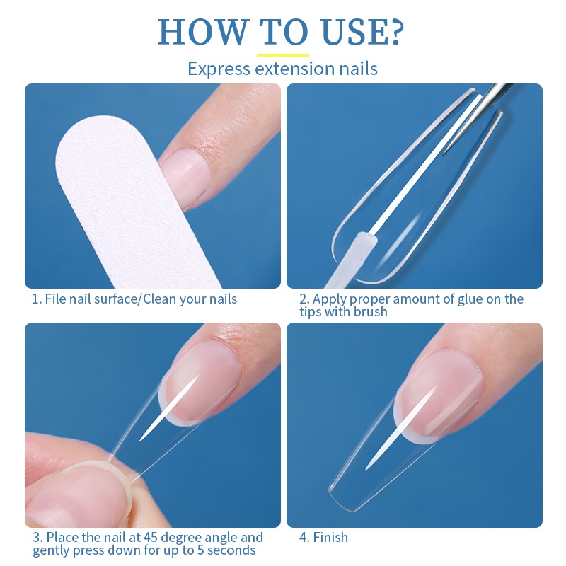 Keo Dán Móng Giả KOSKOE 8ml Nhanh Khô