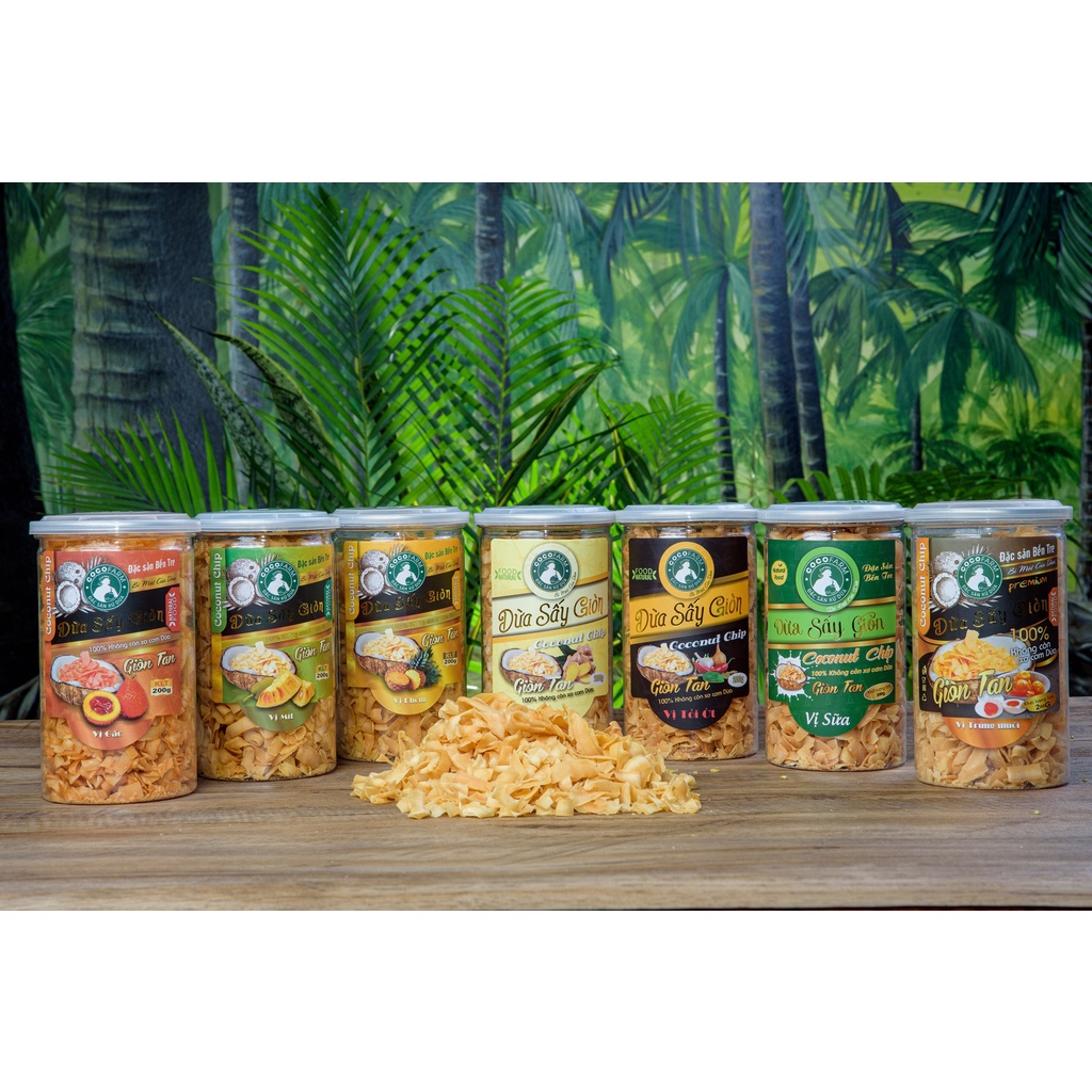 Dừa sấy giòn cao cấp Cocofarm