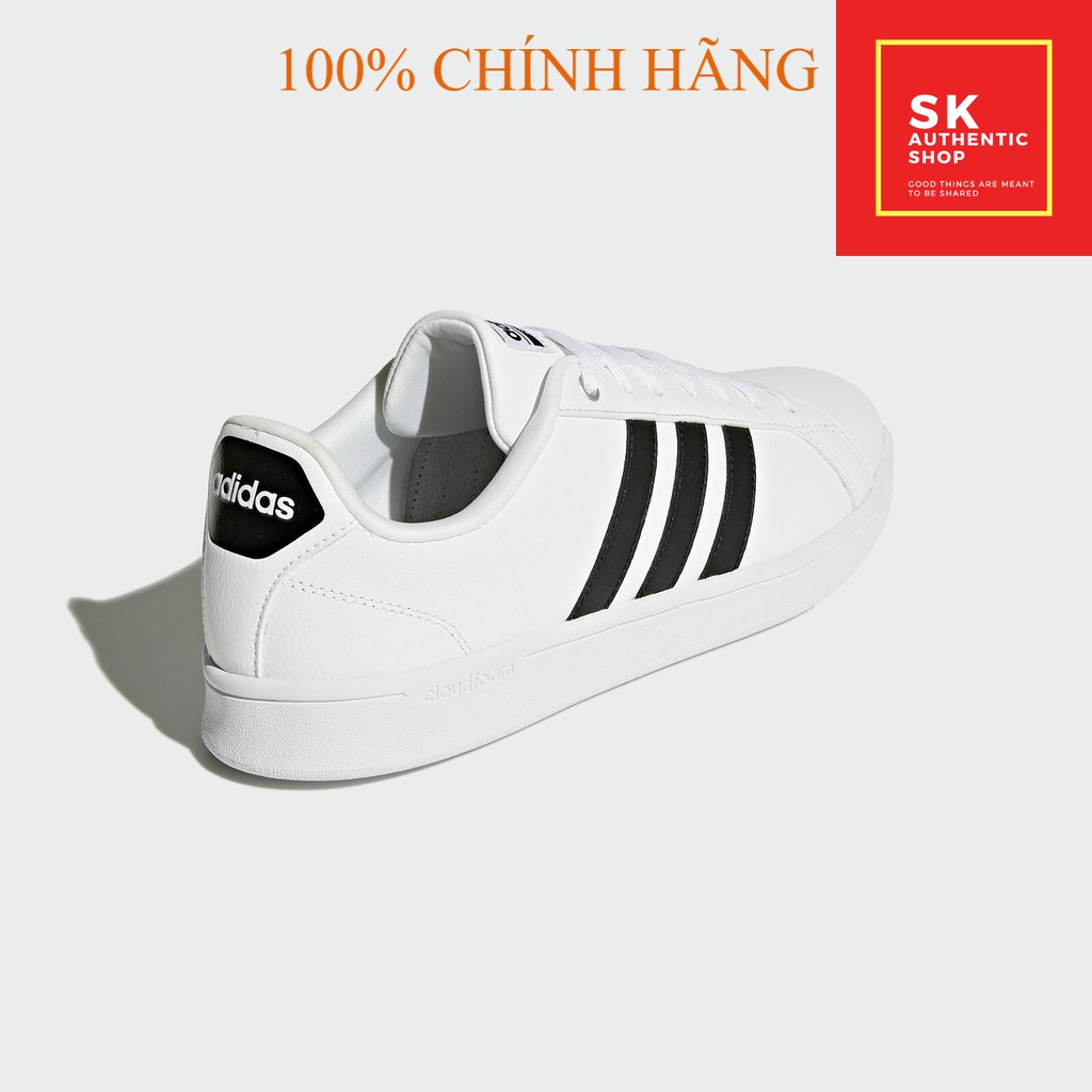 [Order US] Hàng có sẵn Giày thể thao nam Adidas Cloudfoam Advantage White, đảm bảo hàng Auth cho ae