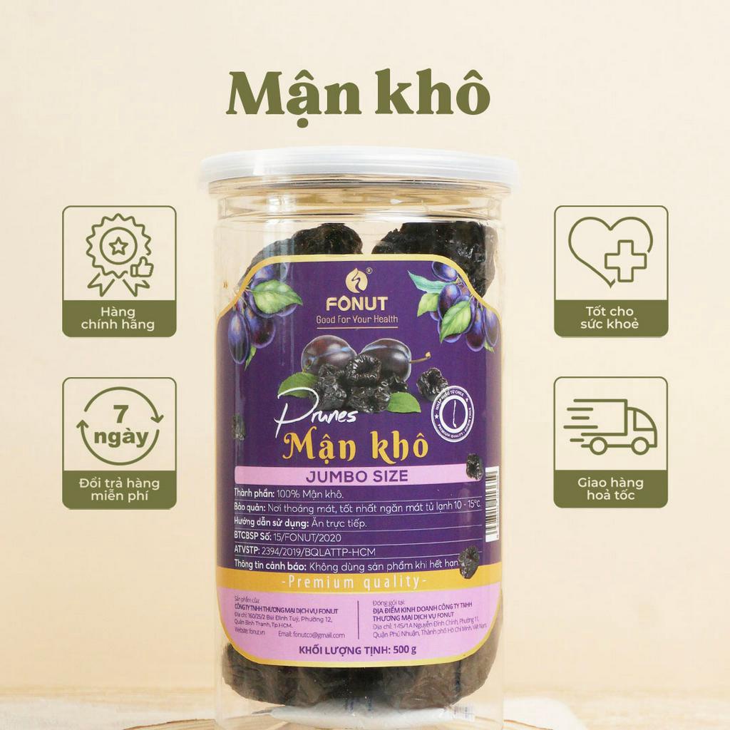Mận sấy dẻo Chile của Fonut 250g -500g