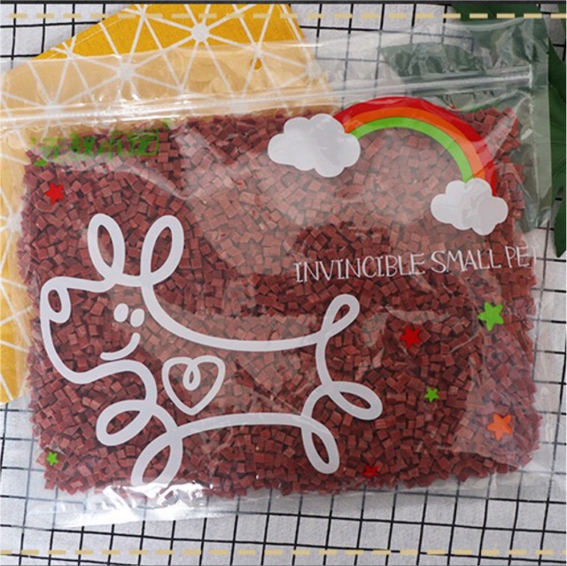 Gói thức ăn vị bò dạng hạt 2kg cho cún