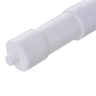 newhopetree White Plastic Replacement Toilet Roll Holder Roller Spindle Spring