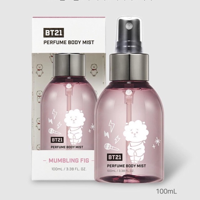 Nước hoa BT21 x Olive Young PERFUME BODY MIST ( Phiên bản BTS thiết kế )