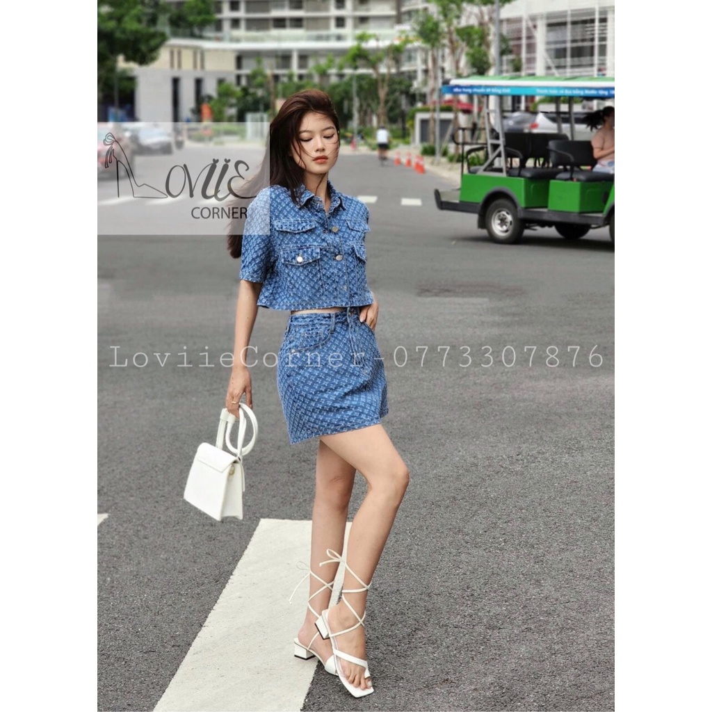 SANDAL CỘT DÂY PHONG CÁCH LOVIIE CORNER - GIÀY SANDAL CAO GÓT XỎ NGÓN ĐẾ THẤP 3P S210703 G220704