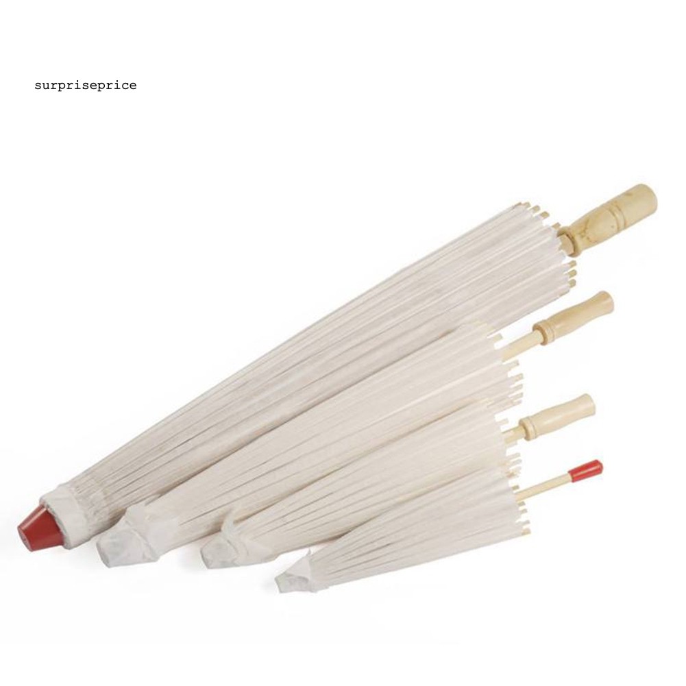 Ô màu trắng trơn bằng giấy phong cách Trung Hoa đơn giản