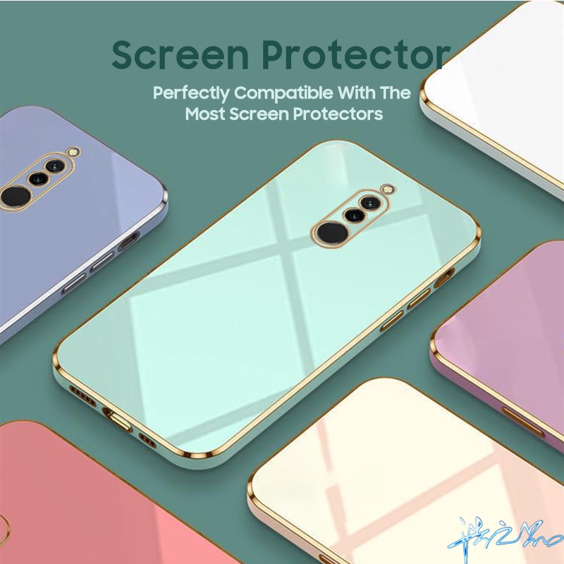 Ốp Điện Thoại Viền Dẻo Bề Mặt Mịn Kèm Dây Đeo Sang Trọng Cho Redmi 10C Case 10 9 9A 9i 9T 8 8A 7