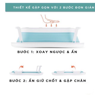 Chậu Tắm Gấp Gọn Cho Bé
