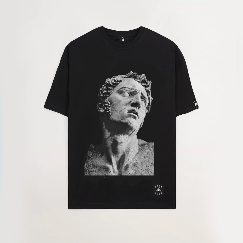 Áo thun oversize in hình tượng đá Roman hi lạp, áo phông nam nữ unisex, Odin Clothing