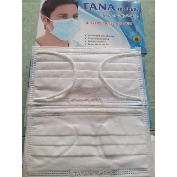 khẩu trang y tế 4 lớp (xanh, xám,trắng, hồng) | BigBuy360 - bigbuy360.vn
