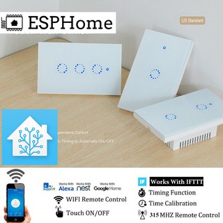 Công tắc wifi sonoff T1 Tasmota US Đã Flash cho hass, KHÔNG dùng với ewelink - Hàng Mới