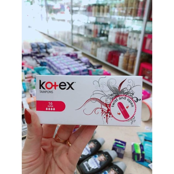 Băng vệ sinh TAMPON KOTEX đỏ NORMAL