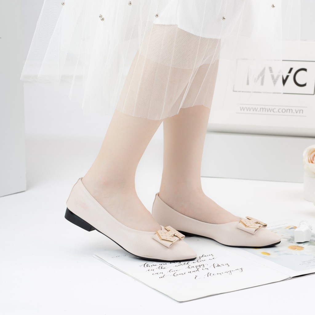 Giày búp bê đính khóa sang trọng MWC NUBB- 2213 | BigBuy360 - bigbuy360.vn