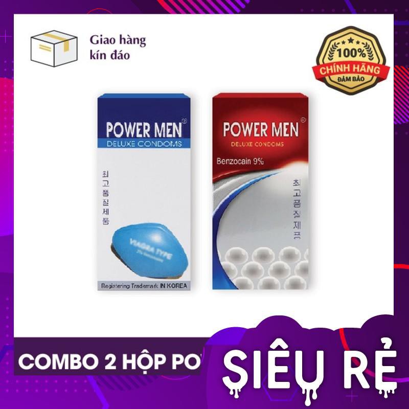 POWER MEN SIÊU MỎNG VÀ BAO CAO SU POWER MEN NGỌC TRAI