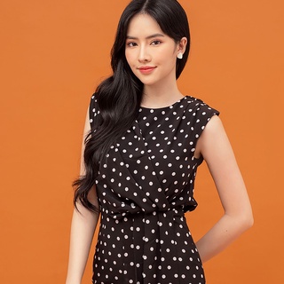 Đầm ôm nhún bèo DB5214 GUMAC