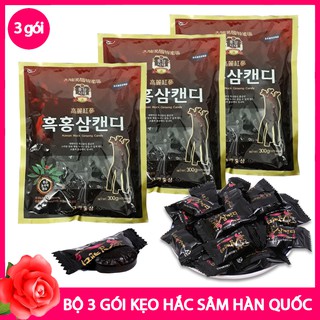 [COMBO 3 GÓI ] KẸO HẮC SÂM HÀN QUỐC (300g/ bịch) RẤT TỐT CHO SỨC KHỎE-KẸO SÂM