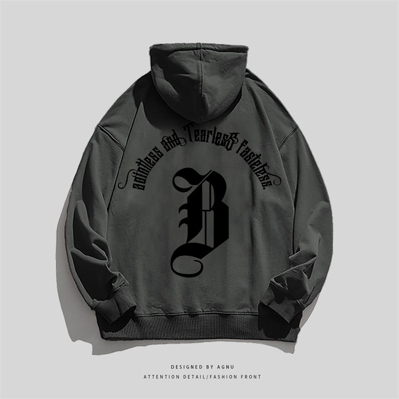 NRVP Áo Khoác Hoodie Tay Dài Dáng Rộng In Họa Tiết Phong Cách Hàn Quốc Dành Cho Nam Nữ
