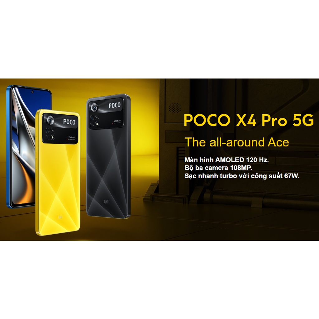 Điện thoại POCO X4 Pro 5G  -Chính hãng
