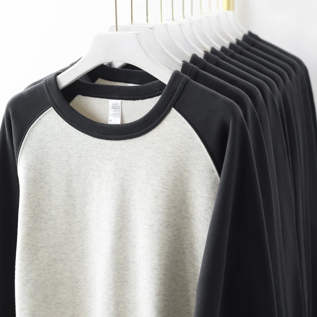 Áo Sweater Dáng Rộng Phối Màu Tương Phản Thời Trang Mùa Thu Mới Cho Nữ