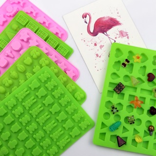 Khuôn kẹo silicone, khuôn kẹo chip trái cây dẻo, khuôn kẹo dẻo